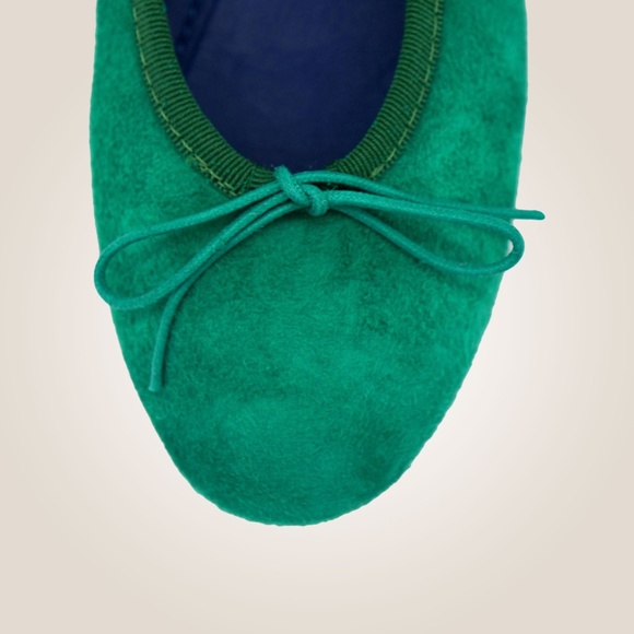 NIB NUR Italy Women’s Leather Suede Round Toe Ballet Flats Shoes IT 39 US 8 - Picture 2 of 4